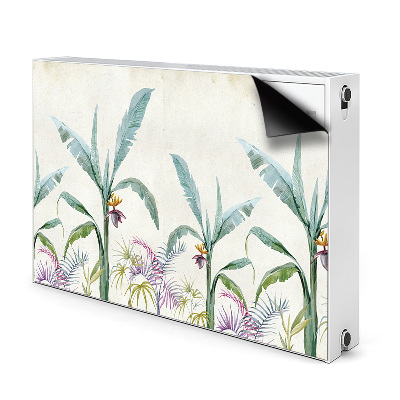 Tapis magnétique pour radiateur Végétation de la jungle