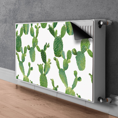 Tapis de radiateur décoratif Cactus peint