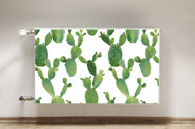 Tapis de radiateur décoratif Cactus peint