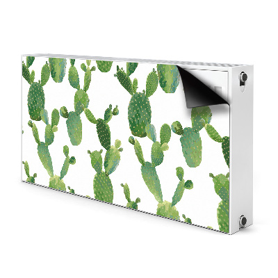 Tapis de radiateur décoratif Cactus peint