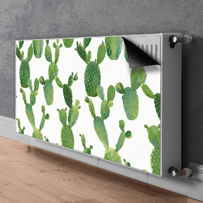 Tapis de radiateur décoratif Cactus peint