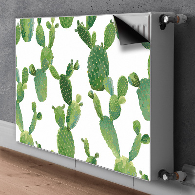 Tapis de radiateur décoratif Cactus peint