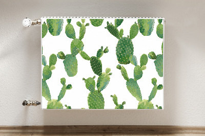 Tapis de radiateur décoratif Cactus peint