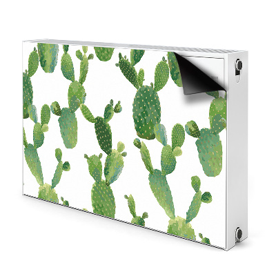 Tapis de radiateur décoratif Cactus peint