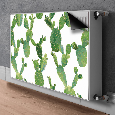 Tapis de radiateur décoratif Cactus peint