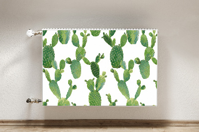 Tapis de radiateur décoratif Cactus peint