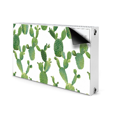 Tapis de radiateur décoratif Cactus peint