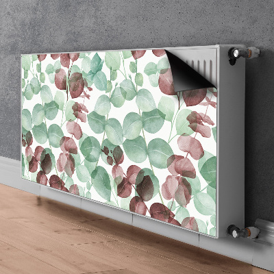 Un tapis avec un imprimé radiateur Motif floral