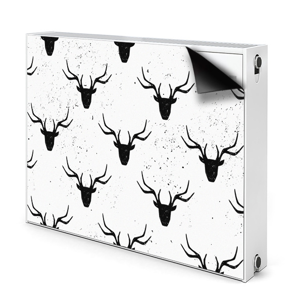 Tapis magnétique pour radiateur Modèle de cerf noir