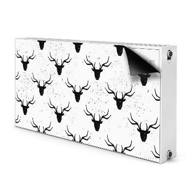 Tapis magnétique pour radiateur Modèle de cerf noir