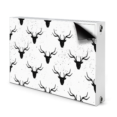 Tapis magnétique pour radiateur Modèle de cerf noir