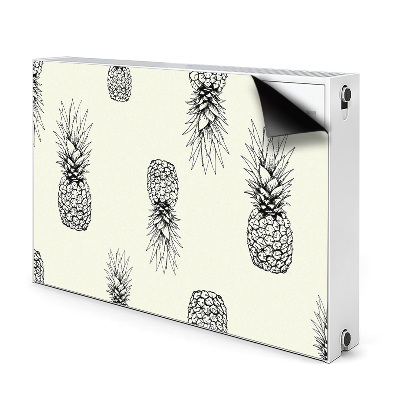 Cache radiateur déco Ananas en plastique