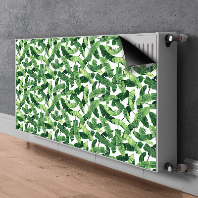 Aimant décoratif pour radiateur Feuilles tropicales