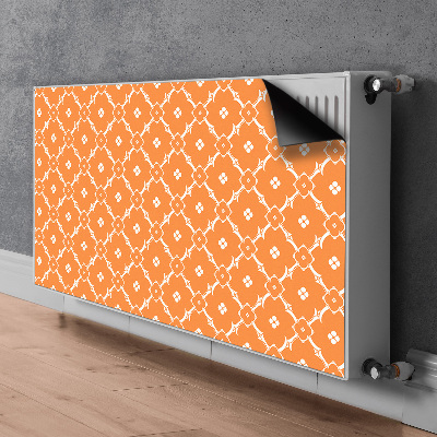 Cache radiateur déco Fleurs d'orange
