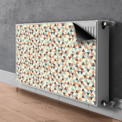 Tapis de radiateur décoratif Petits triangles