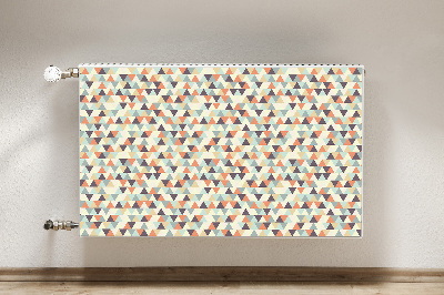 Tapis de radiateur décoratif Petits triangles