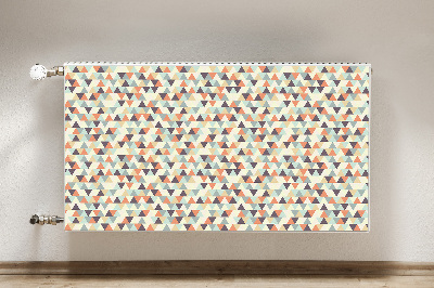 Tapis de radiateur décoratif Petits triangles