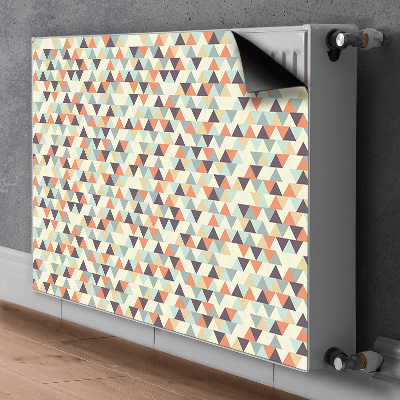 Tapis de radiateur décoratif Petits triangles