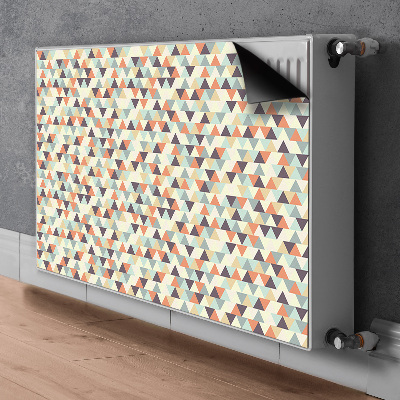 Tapis de radiateur décoratif Petits triangles