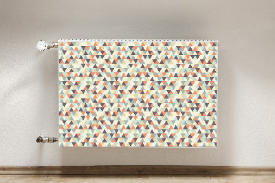 Tapis de radiateur décoratif Petits triangles