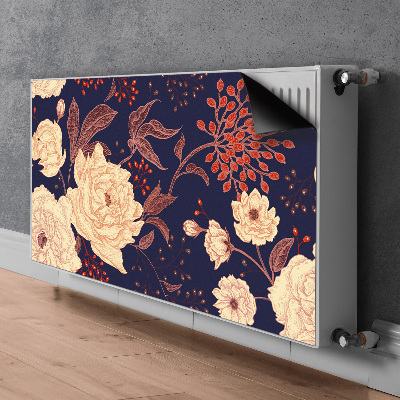 Cache radiateur déco Rose avec rowan