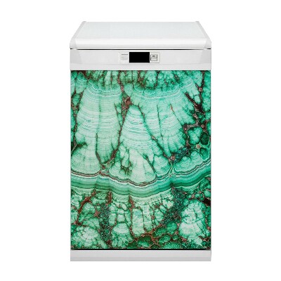 Deco magnetique pour lave vaisselle Marbre turquoise