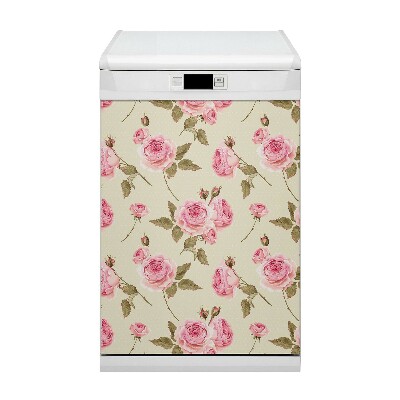 Aimant de couvercle de lave-vaisselle Roses anglaises