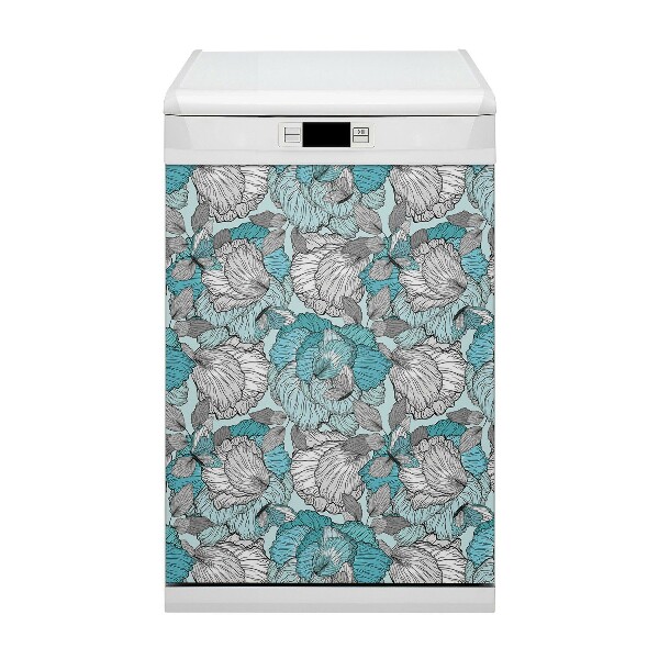 Magnet pour lave vaisselle Motif floral