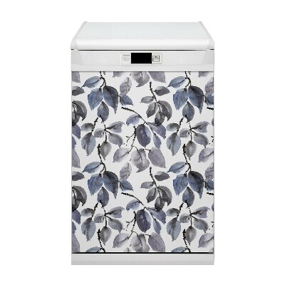Aimant décoratif pour lave-vaisselle Branches grises