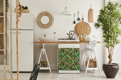 Aimant décoratif pour lave-vaisselle Cactus à fleurs