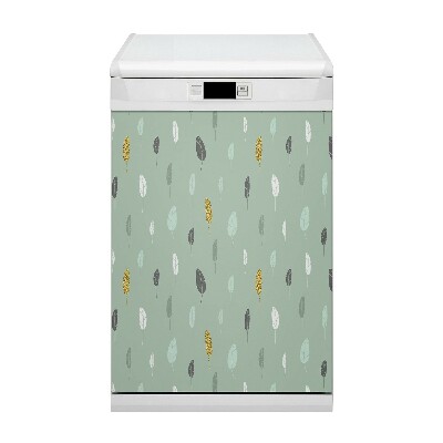 Aimant décoratif pour lave-vaisselle Feuilles