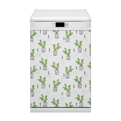 Magnet pour lave vaisselle Cactus vert