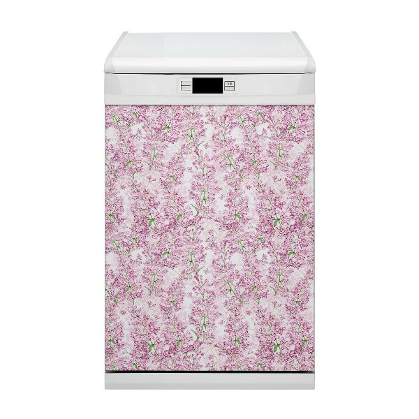 Aimant décoratif pour lave-vaisselle Fleurs lilas