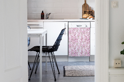 Aimant décoratif pour lave-vaisselle Fleurs lilas
