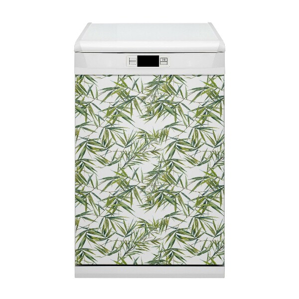 Aimant de couvercle de lave-vaisselle Feuilles exotiques