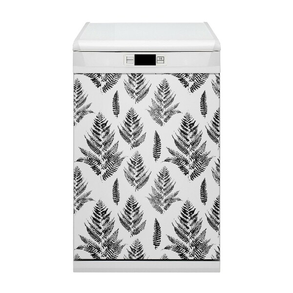 Aimant décoratif pour lave-vaisselle Feuilles de fougère