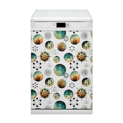 Aimant décoratif pour lave-vaisselle Motif galactique