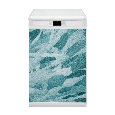 Aimant décoratif pour lave-vaisselle Abstraction bleue