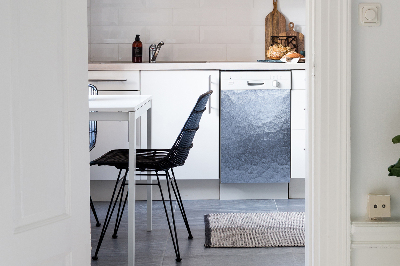 Aimant décoratif pour lave-vaisselle Abstraction d'argent
