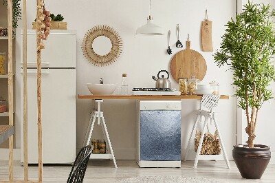 Aimant décoratif pour lave-vaisselle Abstraction d'argent