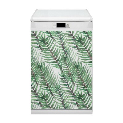 Deco magnetique pour lave vaisselle Feuilles de palmier