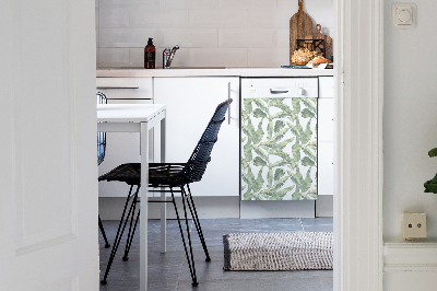 Aimant décoratif pour lave-vaisselle Feuilles de banane