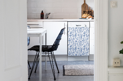 Aimant décoratif pour lave-vaisselle Fleurs de forêt