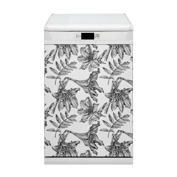 Magnet pour lave vaisselle Fleurs de lys