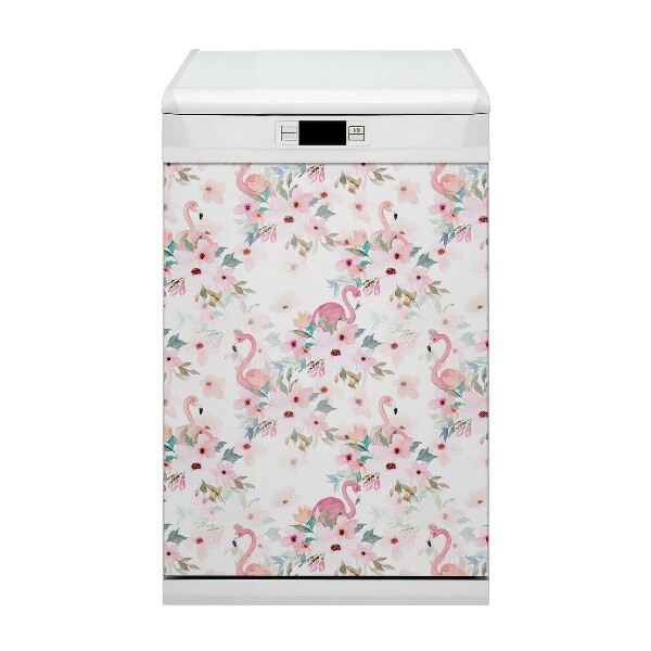 Deco magnetique pour lave vaisselle Flammes Flowers
