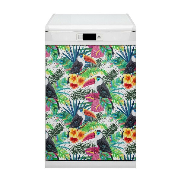 Aimant décoratif pour lave-vaisselle Toucan