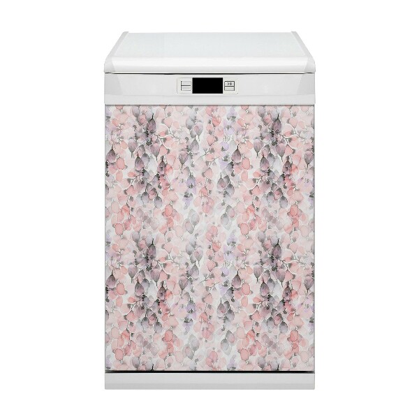 Aimant décoratif pour lave-vaisselle Fleurs peintes