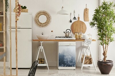 Aimant décoratif pour lave-vaisselle Arbres d'hiver
