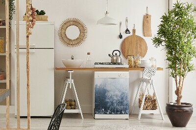 Aimant décoratif pour lave-vaisselle Arbres d'hiver