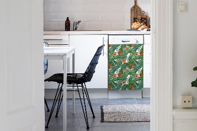 Magnet pour lave vaisselle Ananas tropical